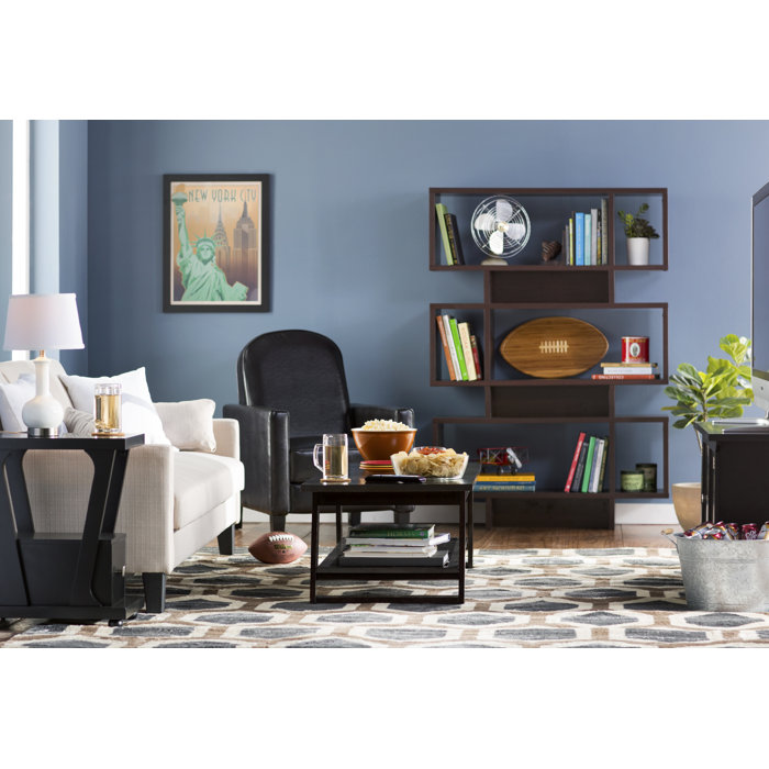 Ebern Designs Zeigler 63'' H x 43'' W Library Bookcase & Reviews Wayfair